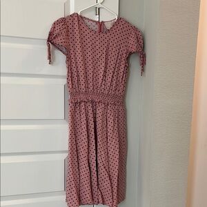 Gal Meets Glam Pink Polka Dot Dress